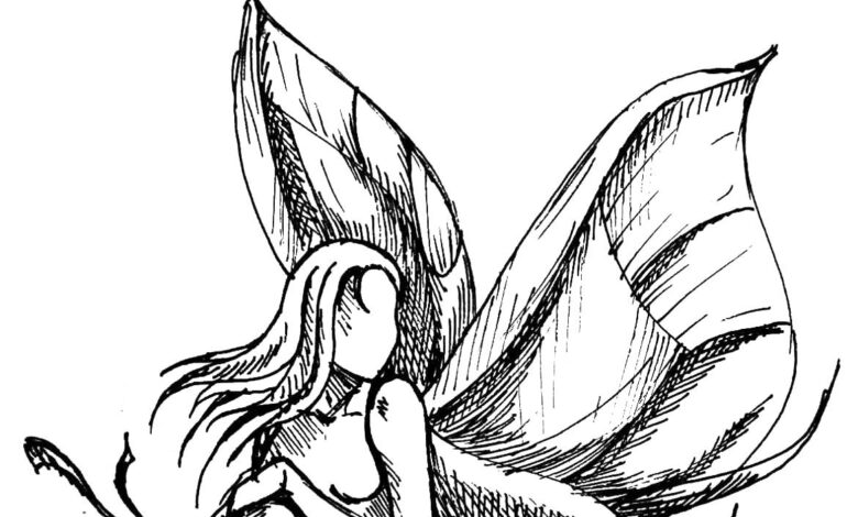 Fairy Drawing Coloring Pages