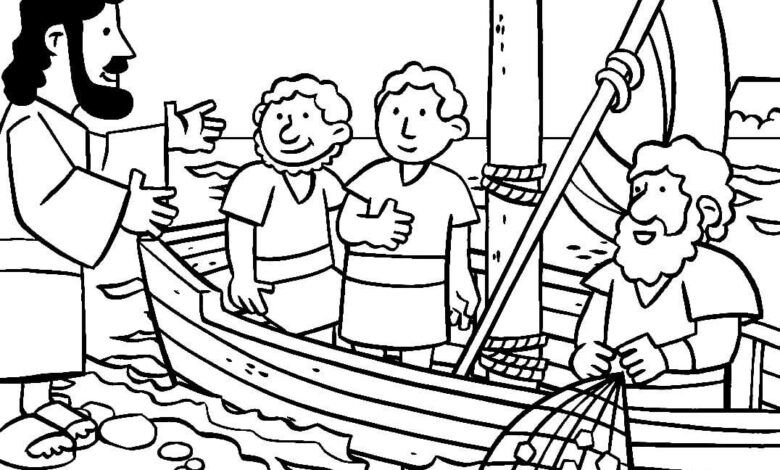 Fishing Coloring Pages