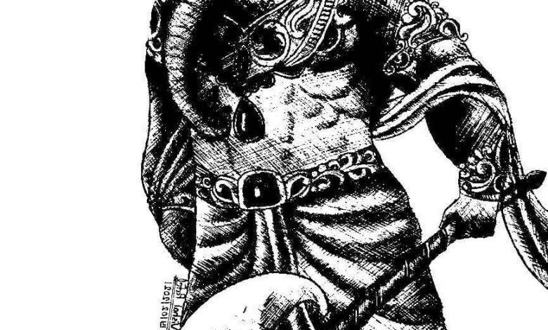 Ganpati Drawing Coloring Page for Adults