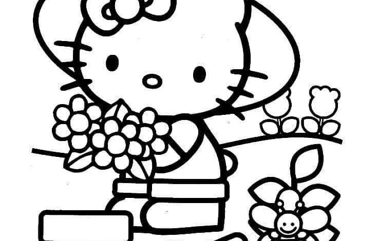 Kitty Coloring Pages for Kids