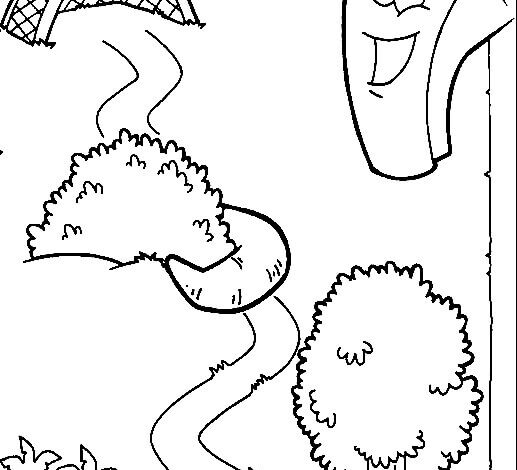 Map From Dora Coloring Page