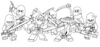 Ninjago Toys Coloring Page