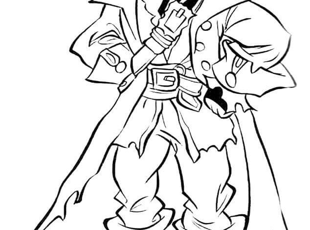 Pirate Coloring Page