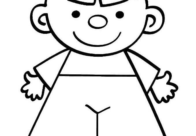 Small Toddler Coloring Page