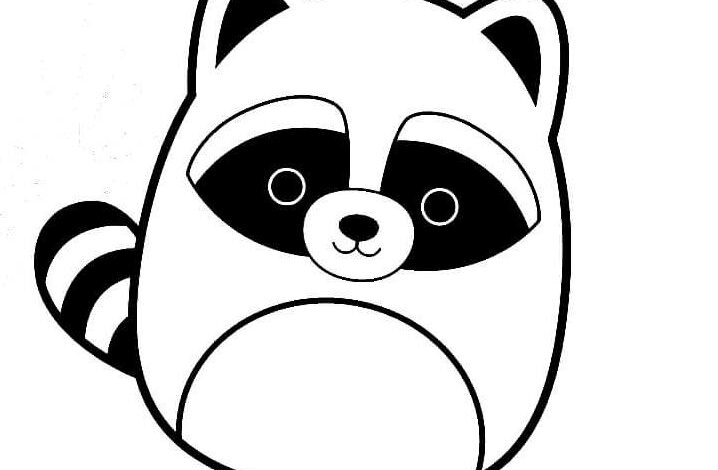 Squishmallow Coloring Pages for Kids