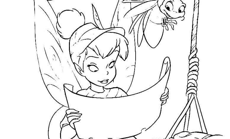 Tinkerbell Coloring Page