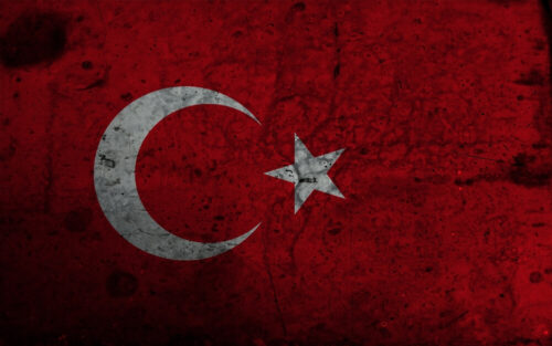 Turkish Turkiye Flag