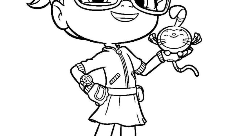 Abby Hatcher Coloring Page
