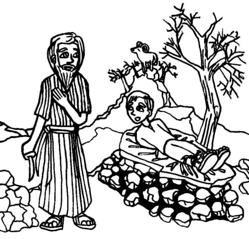 Abraham Bible Story Coloring Pages