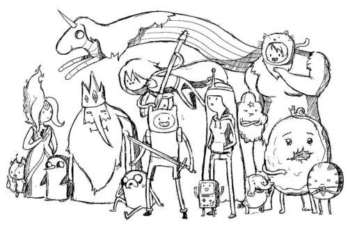 Adventure Time Coloring Pages 1 Adventure Time Coloring Pages