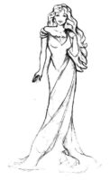 Aphrodite Coloring Page