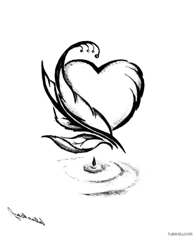 Art Love Coloring Page » Turkau