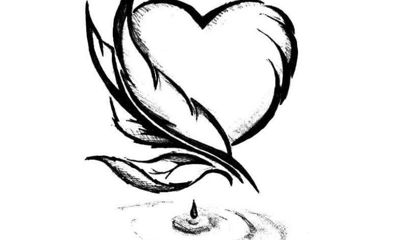 Art Love Coloring Page