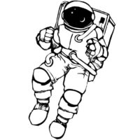 Astronaut Coloring Page