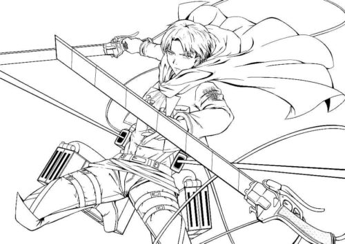 Attack Titan Coloring Page