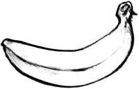 Banana Coloring Page for Adults Banana Coloring Page for Adults