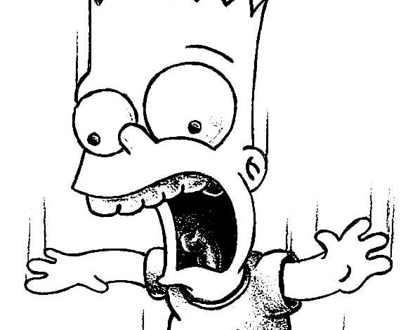 Bart Simpson Coloring Page