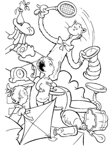 Best Dr Seuss Coloring Page