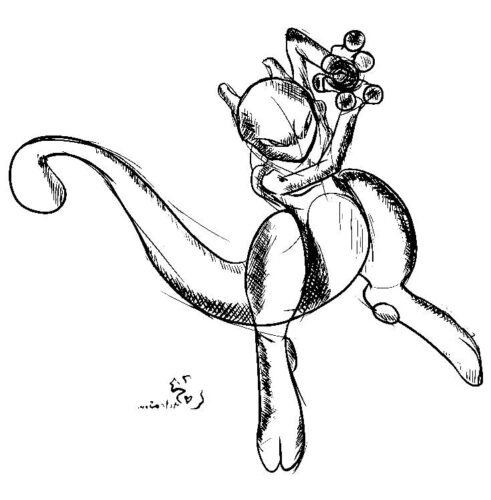 Best Pokemon Mewtwo Coloring Page