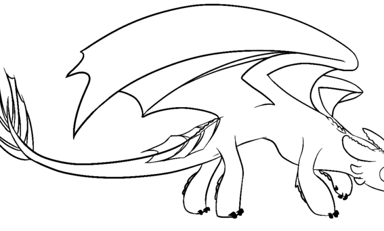 Best Toothless Coloring Pages