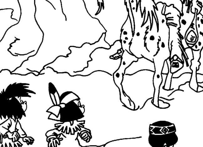 Best Yakari Coloring Page