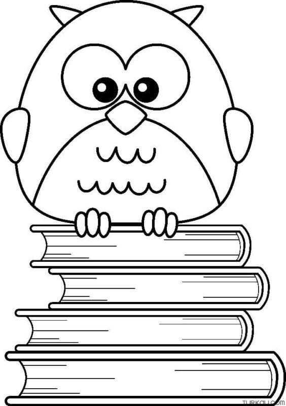 Bird Books Coloring Page » Turkau