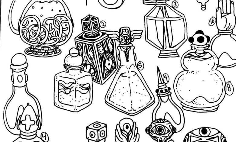 Bottle Coloring Pages