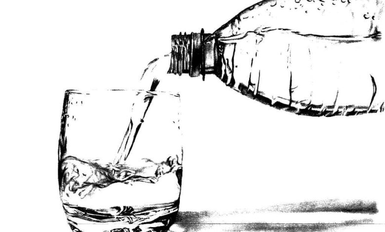 Bottle Water Coloring Page