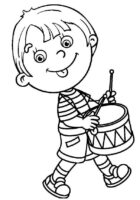 Boy Coloring Pages for Kids