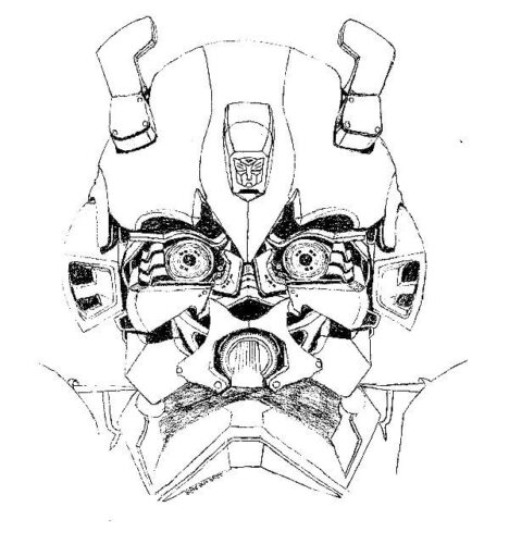 Bumblebee Coloring Page