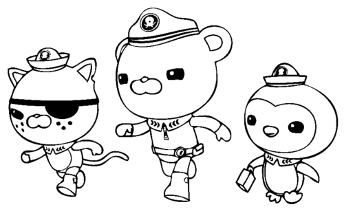 Cartoon Octonauts Coloring Page 2 Cartoon Octonauts Coloring Page