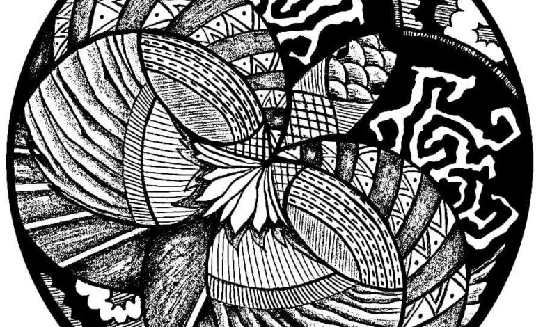 Circle Coloring Pages