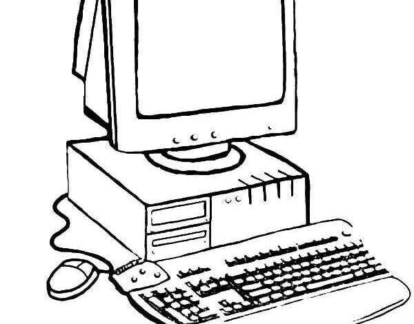 Computer Coloring Pages