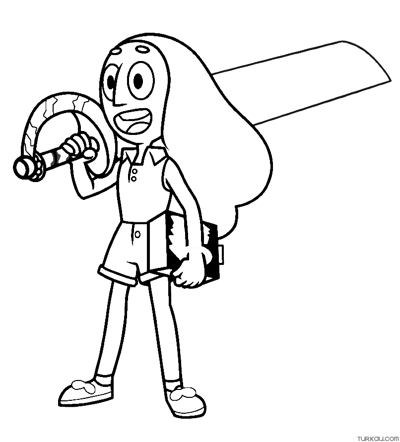 Girl Connie Coloring Page » Turkau
