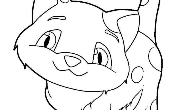 Cute Cat Coloring Pages for Kids