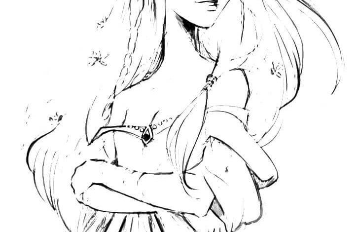 Cute Elf Girl Coloring Pages