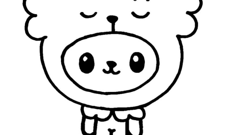 Cute Toca Boca Coloring Page