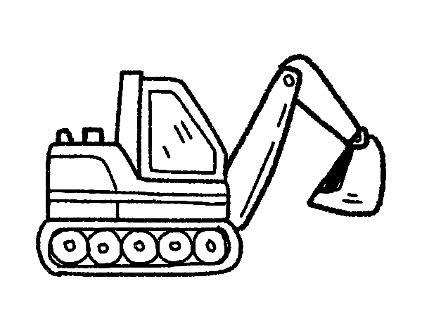 Digger Coloring Pages