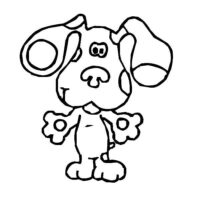 Dog Blues Clues Coloring Page