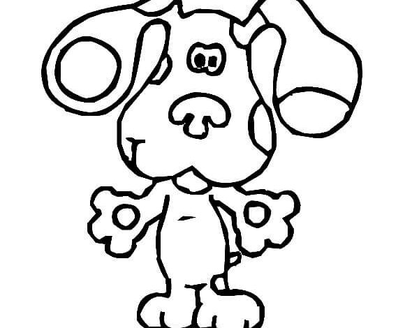 Dog Blues Clues Coloring Page