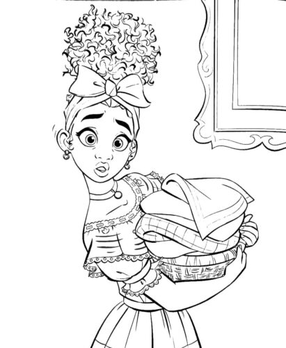 Dolores Encanto Coloring Page