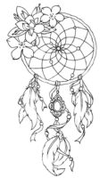 Dream Catcher Coloring Page » Turkau