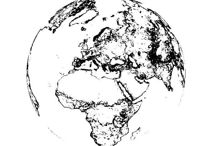 Earth Coloring Pages for Adults