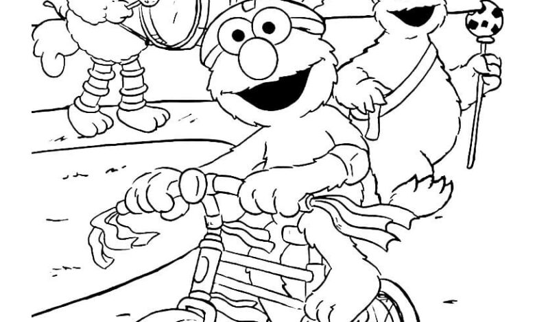 Elmo Coloring Page