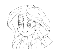 Equestria Girl Coloring Page
