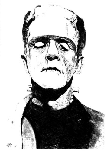 Frankenstein Coloring Page