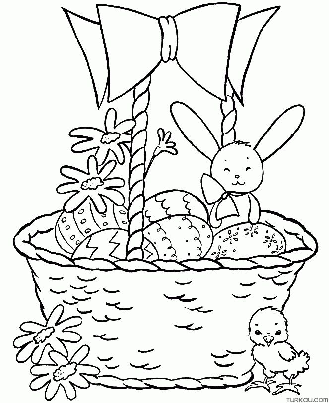 Free Easter Color Pages