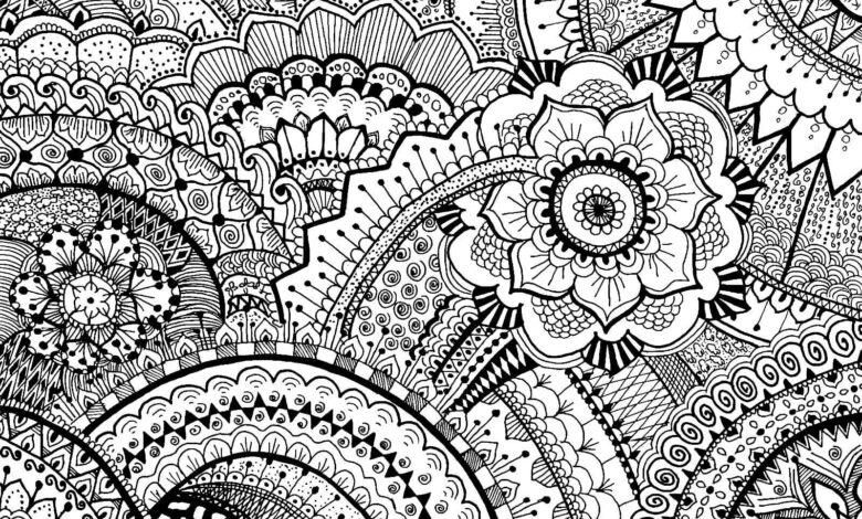 Full Page Mandala Coloring Page