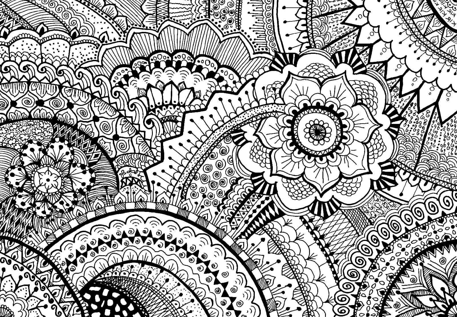 Dark Jellyfish Drawing Coloring Page » Turkau
