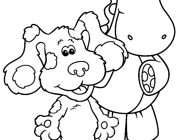 Fun Blues Clues Coloring Page